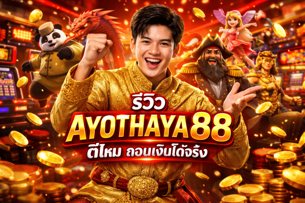 รีวิว AYOTHAYA88 ดีไหม ถอนเงินได้จริง